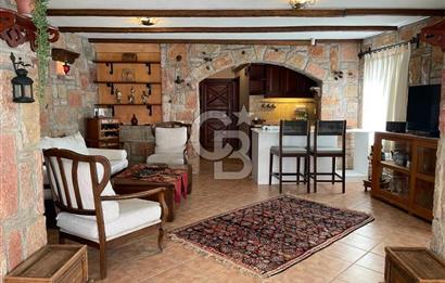Yzlık Kiralık 1+1 Havuzlu Full Manzaralı Taş Ev 