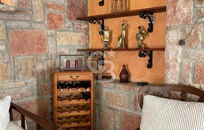 Yzlık Kiralık 1+1 Havuzlu Full Manzaralı Taş Ev 