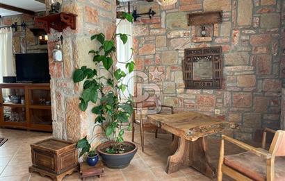 Yzlık Kiralık 1+1 Havuzlu Full Manzaralı Taş Ev 