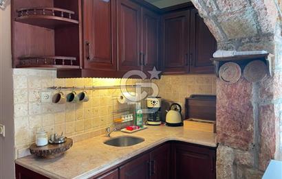 Yzlık Kiralık 1+1 Havuzlu Full Manzaralı Taş Ev 
