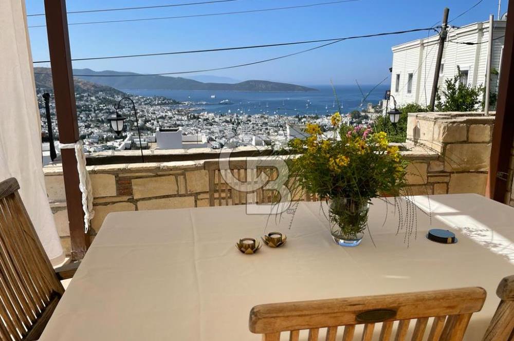 Yzlık Kiralık 1+1 Havuzlu Full Manzaralı Taş Ev 