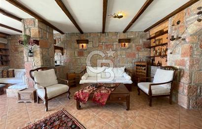 Yzlık Kiralık 1+1 Havuzlu Full Manzaralı Taş Ev 