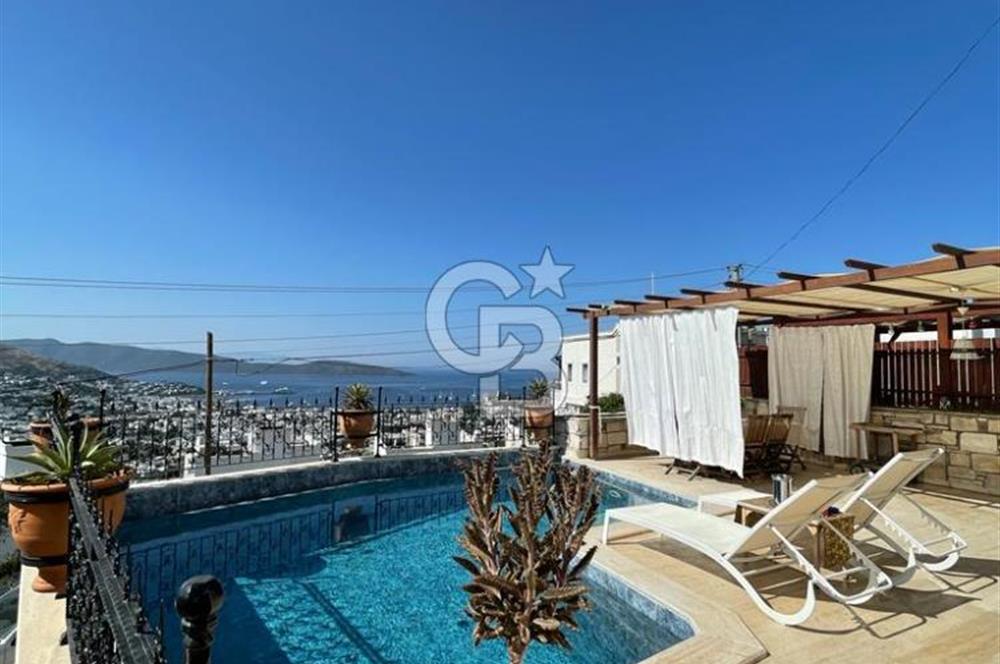 Yzlık Kiralık 1+1 Havuzlu Full Manzaralı Taş Ev 