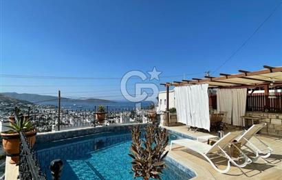 Yzlık Kiralık 1+1 Havuzlu Full Manzaralı Taş Ev 