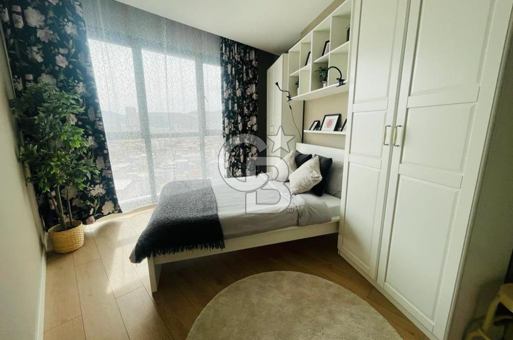 BORNOVA VARYANT TOWER 'da EŞYALI KİRALIK 1+1 DAİRE