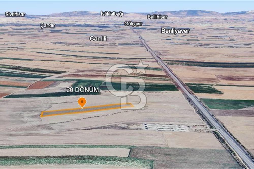 EMİRDAĞ ÜMRANİYE'DE 20.459 m² SATILIK TARLA