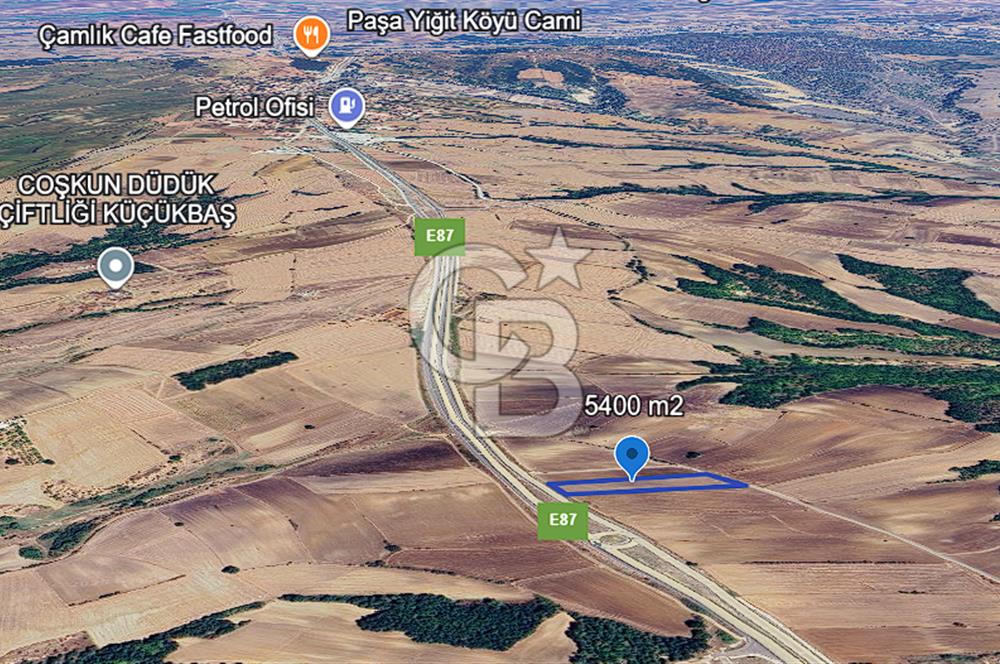 SATILIK EDİRNE KEŞAN'DA 5400M² OTOYOLA CEPHELİ YATIRIMLIK ARSA