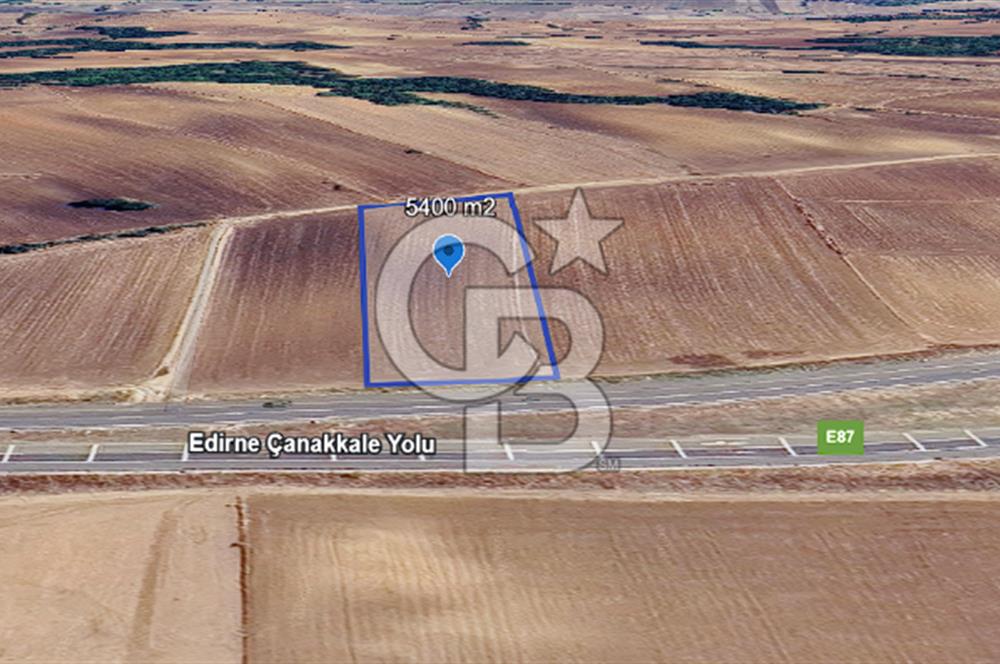 SATILIK EDİRNE KEŞAN'DA 5400M² OTOYOLA CEPHELİ YATIRIMLIK ARSA