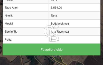 Çanakkale Çan bahadırlı köyünde satılık 6.564m2 arazi 