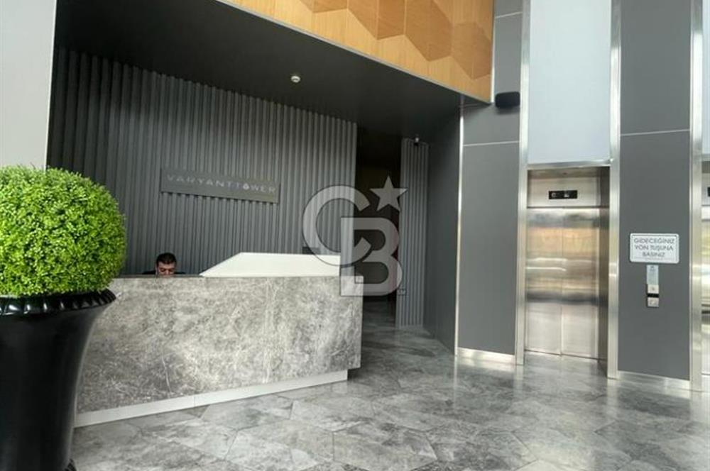 BORNOVA VARYANT TOWER 'da EŞYALI KİRALIK 1+1 DAİRE