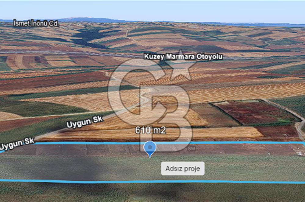 SATILIK SİLİVRİ AKÖREN'DE 610 M² ÇAPLI MUVAFAKATNAMELİ ARSA