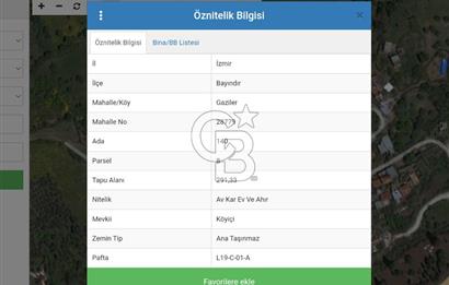 BAYINDIR GAZİLER KÖYÜNDE İMARLI ARSA