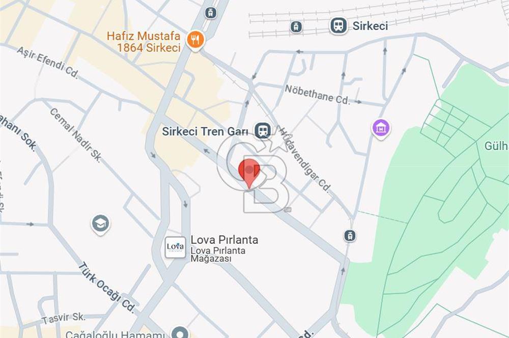 Sirkeci, Otellerin Bulunduğu Ebusuud Cad.'de 185 m2 Satılık Bina