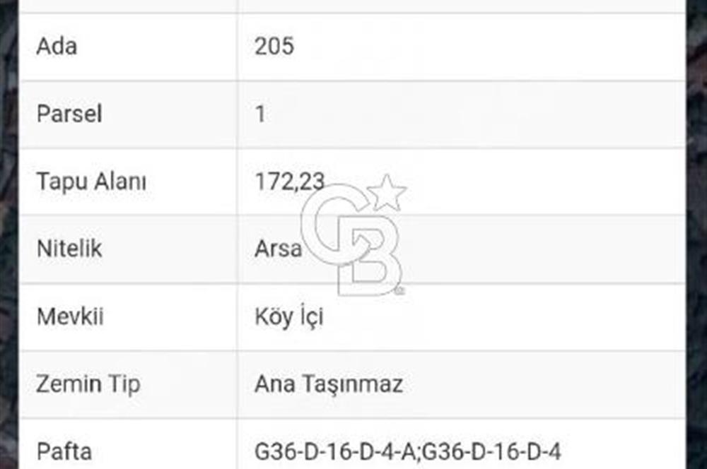 CB THETA dan AMASYA MERKEZDE 172 M2 İMARLI ARSA