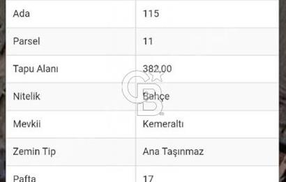 CB THETA dan Isparta Keçiborlu da 380 m2 Bahçe