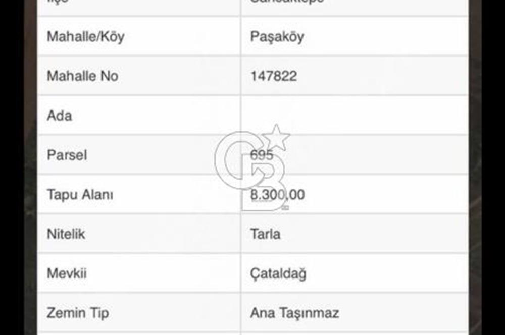 PAŞAKÖY DE MERKEZİ KONUMDA SATILIK TARLA
