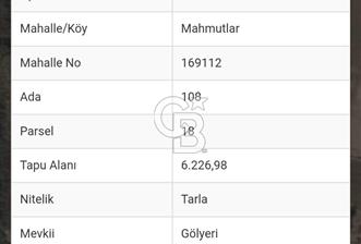 İzmir Tire Mahmutlar da Satılık Tarla 