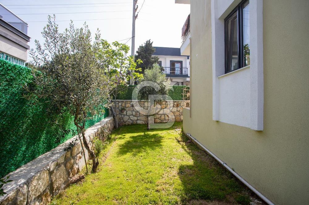 Foça Kazım Dirik Mah. Kiralık 1+1 Bahçe Katı Daire