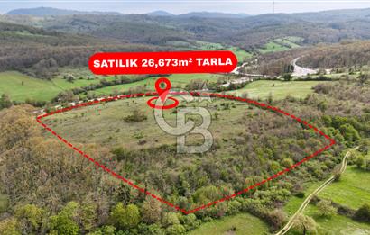 CB AMBIANCE'DAN MKP'DA 26.673m2 ÇİFTLİK İÇİN UYGUN KÖY İÇİ BAHÇE