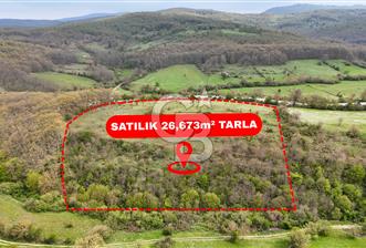 CB AMBIANCE'DAN MKP'DA 26.673m2 ÇİFTLİK İÇİN UYGUN KÖY İÇİ BAHÇE