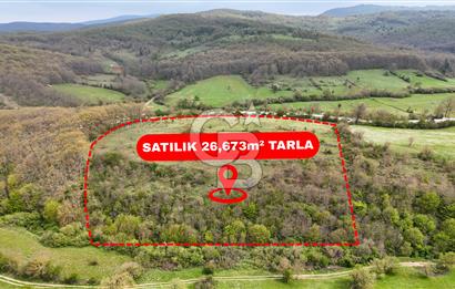 CB AMBIANCE'DAN MKP'DA 26.673m2 ÇİFTLİK İÇİN UYGUN KÖY İÇİ BAHÇE