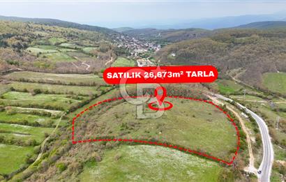 CB AMBIANCE'DAN MKP'DA 26.673m2 ÇİFTLİK İÇİN UYGUN KÖY İÇİ BAHÇE
