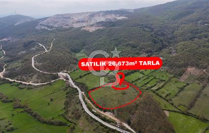 CB AMBIANCE'DAN MKP'DA 26.673m2 ÇİFTLİK İÇİN UYGUN KÖY İÇİ BAHÇE