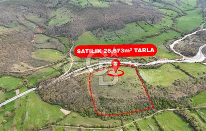 CB AMBIANCE'DAN MKP'DA 26.673m2 ÇİFTLİK İÇİN UYGUN KÖY İÇİ BAHÇE