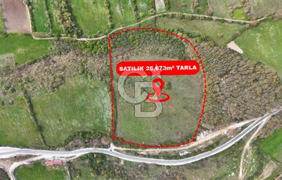 CB AMBIANCE'DAN MKP'DA 26.673m2 ÇİFTLİK İÇİN UYGUN KÖY İÇİ BAHÇE
