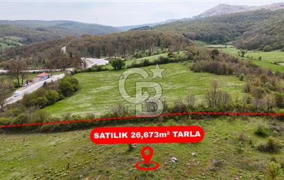 CB AMBIANCE'DAN MKP'DA 26.673m2 ÇİFTLİK İÇİN UYGUN KÖY İÇİ BAHÇE