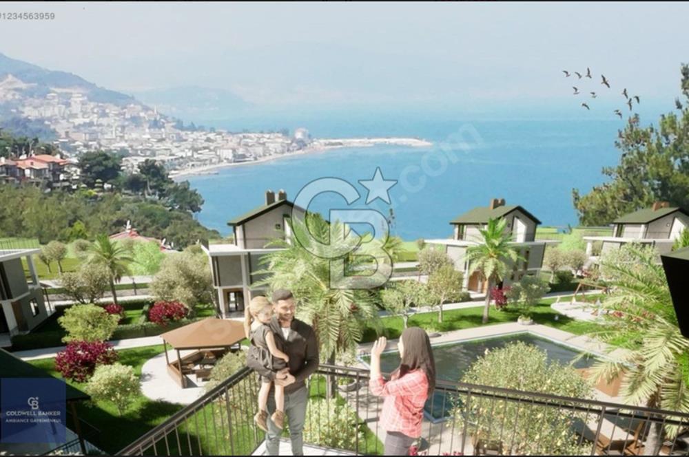 CB AMBIANCE'DAN KURŞUNLU'DA DENİZ MANZARALI LÜKS İKİZ VİLLALAR
