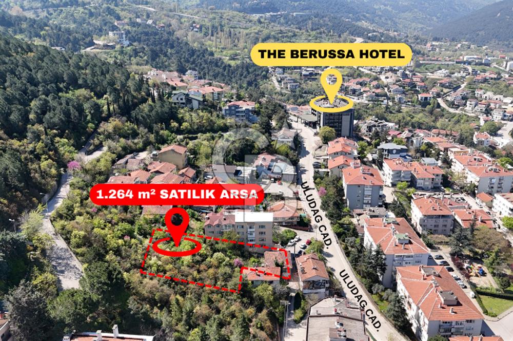 CB AMBIANCE'DAN BURSANIN GÖZDESİ ÇEKİRGE MAH.NDE 1264 m² ARSA