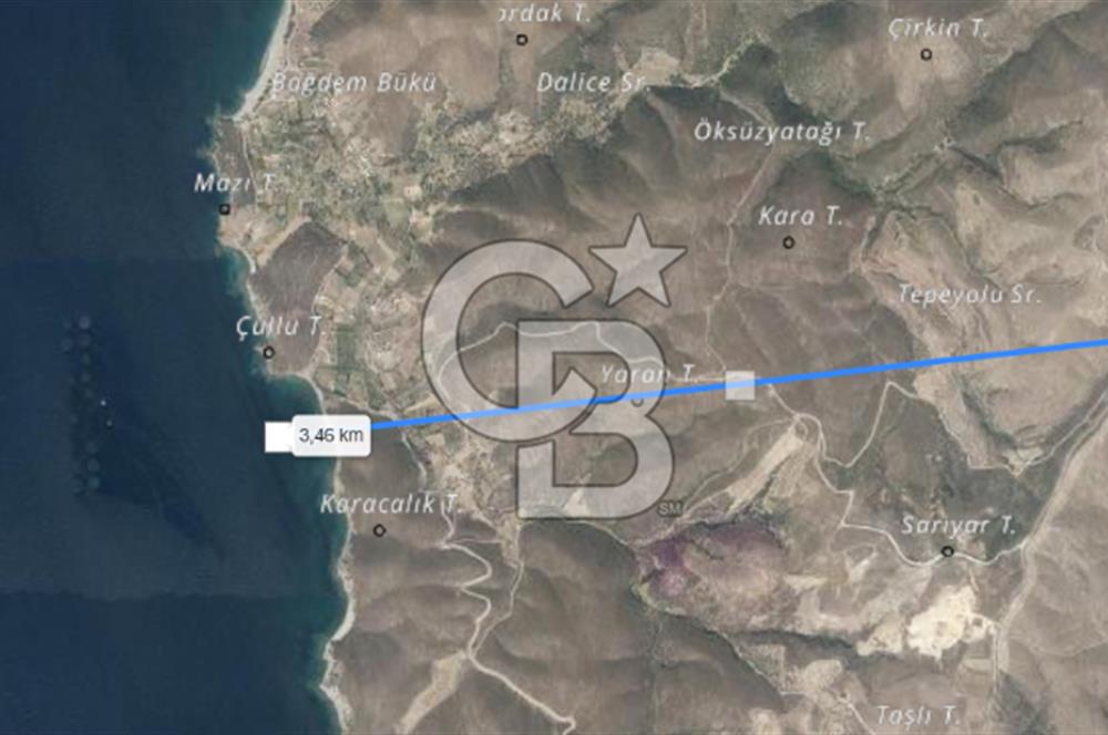 EŞSİZ KONUMDA KÖY İÇİ TARLA – KARABURUN PARLAK MAHALLESİ – 4.079 M
