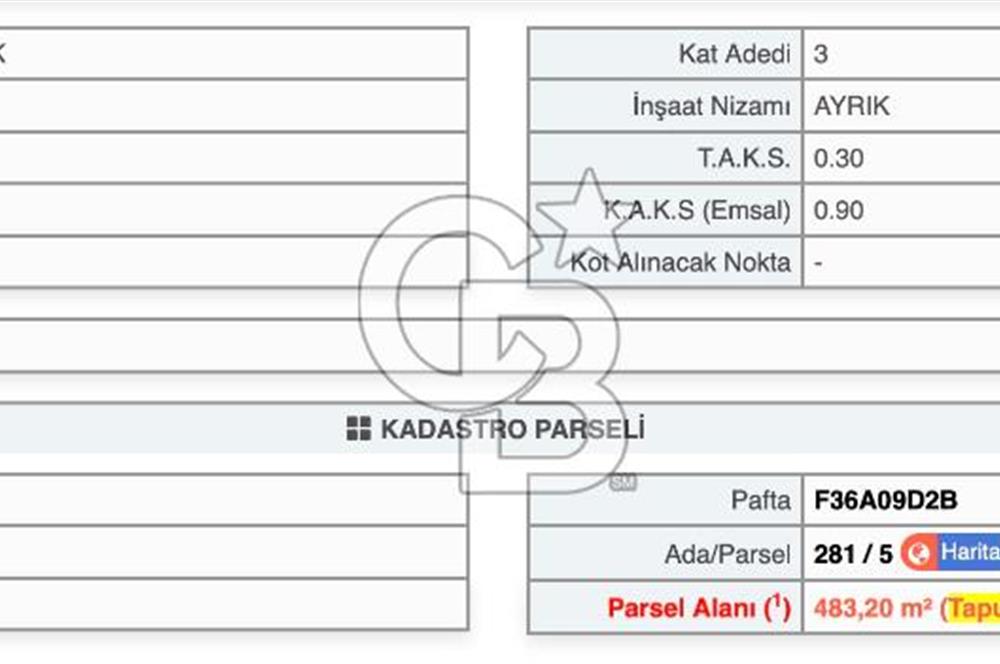 ATAKUM ÇATALÇAM SAHİL TARAFINDA YATIRIMLIK 483m2 SATILIK ARSA