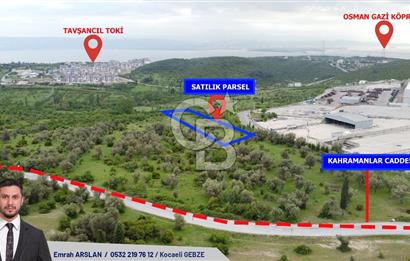 Tavşancıl da Köprü Ve Deniz Manzaralı Satılık 880 m² Parsel