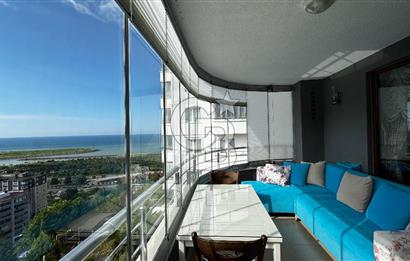 KESİNTİSİZ DENİZ MANZARALI ARA KAT 155m2 FIRSAT 3+1 LÜKS DAİRE