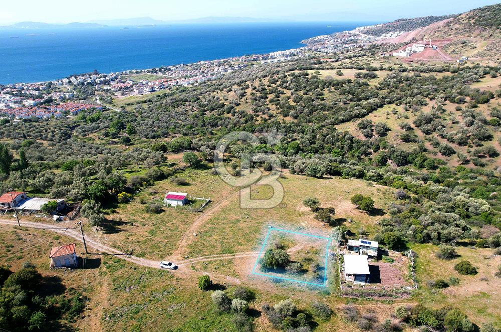 ÇANDARLI'DA 375 M2 DOĞA İLE İÇİÇE İMARLI ARSA