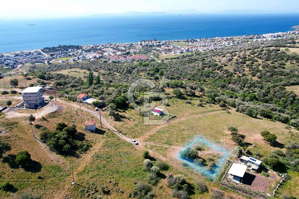 ÇANDARLI'DA 375 M2 DOĞA İLE İÇİÇE İMARLI ARSA