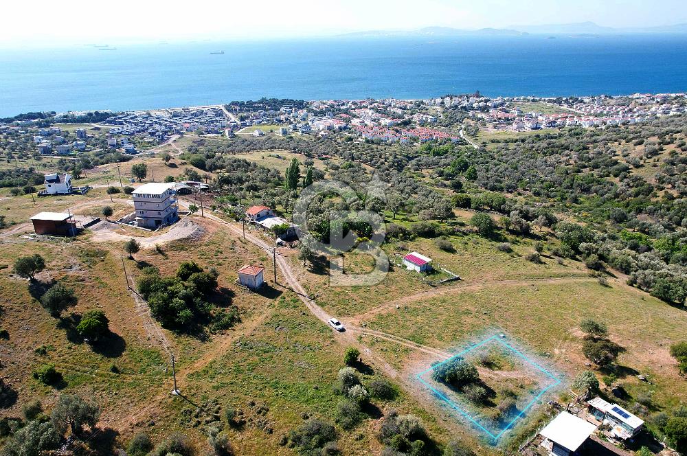 ÇANDARLI'DA 375 M2 DOĞA İLE İÇİÇE İMARLI ARSA