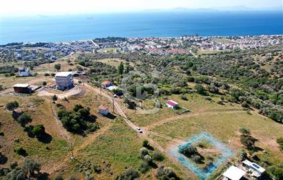 ÇANDARLI'DA 375 M2 DOĞA İLE İÇİÇE İMARLI ARSA