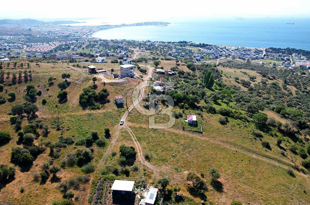 ÇANDARLI'DA 375 M2 DOĞA İLE İÇİÇE İMARLI ARSA
