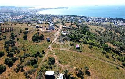 ÇANDARLI'DA 375 M2 DOĞA İLE İÇİÇE İMARLI ARSA