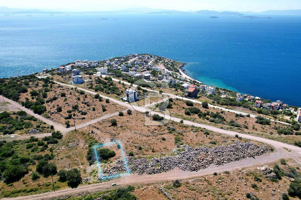 ÇANDARLI EYKODADA DENİZ MANZARALI FIRSAT ARSA!