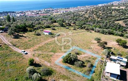 ÇANDARLI'DA 375 M2 DOĞA İLE İÇİÇE İMARLI ARSA