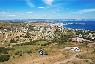 ÇANDARLI'DA FULL DENİZ MANZARALI İMARLI 350 M2 ARSA