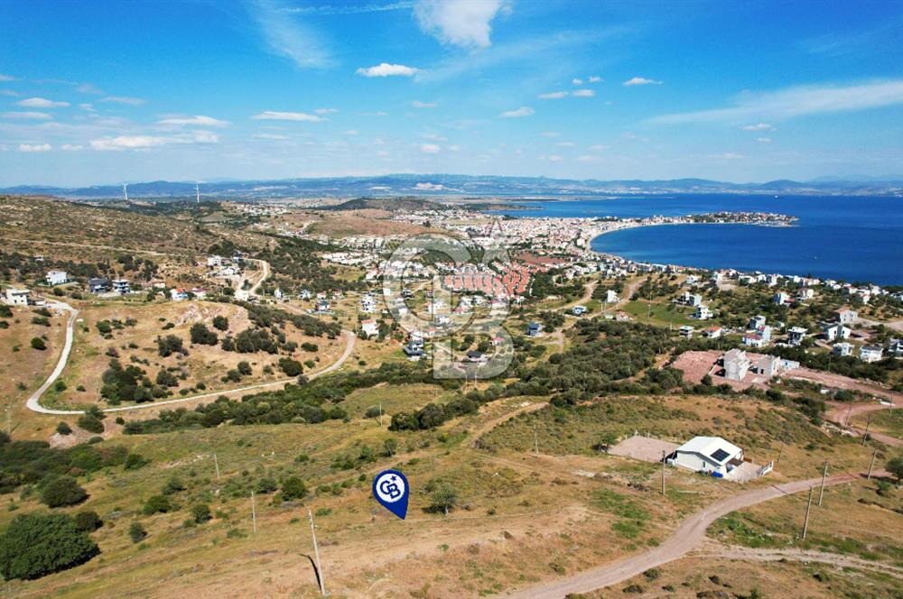 ÇANDARLI'DA FULL DENİZ MANZARALI İMARLI 350 M2 ARSA