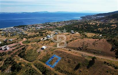 ÇANDARLI'DA FULL DENİZ MANZARALI İMARLI 350 M2 ARSA