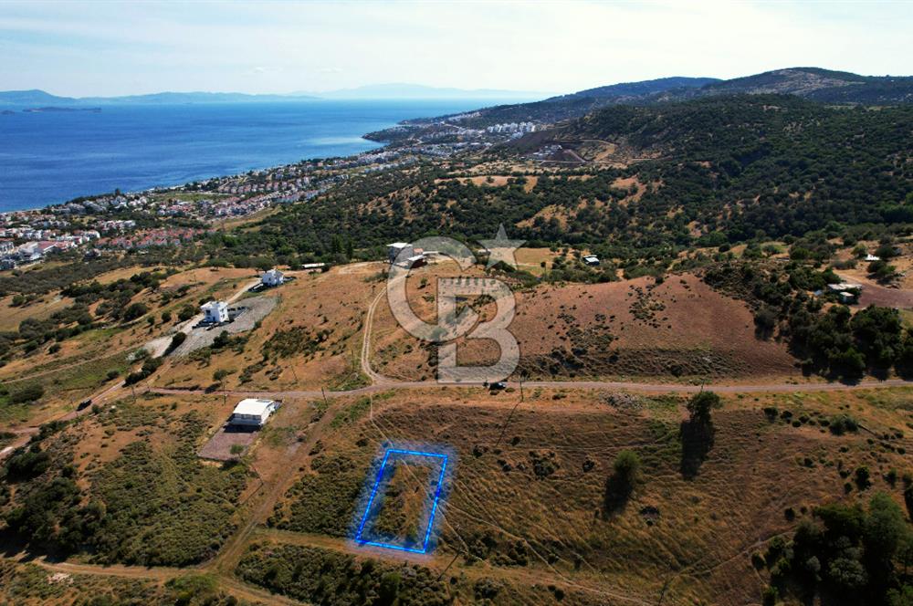 ÇANDARLI'DA FULL DENİZ MANZARALI İMARLI 350 M2 ARSA