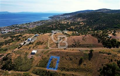 ÇANDARLI'DA FULL DENİZ MANZARALI İMARLI 350 M2 ARSA