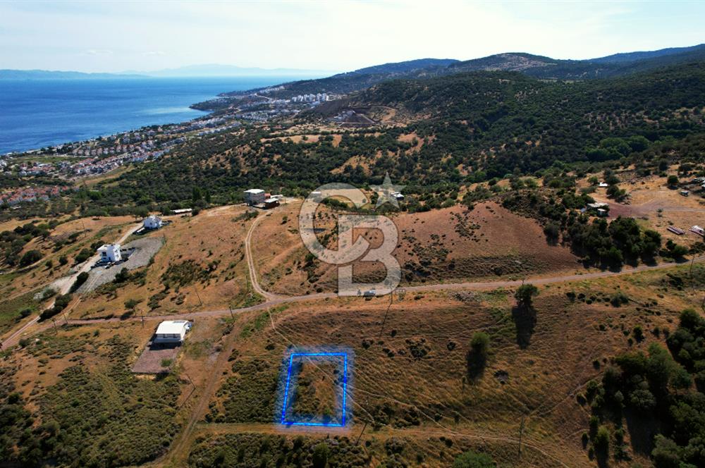 ÇANDARLI'DA FULL DENİZ MANZARALI İMARLI 350 M2 ARSA